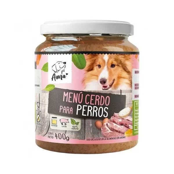 Alimento Natural Cerdo 400 Gr>Ama New