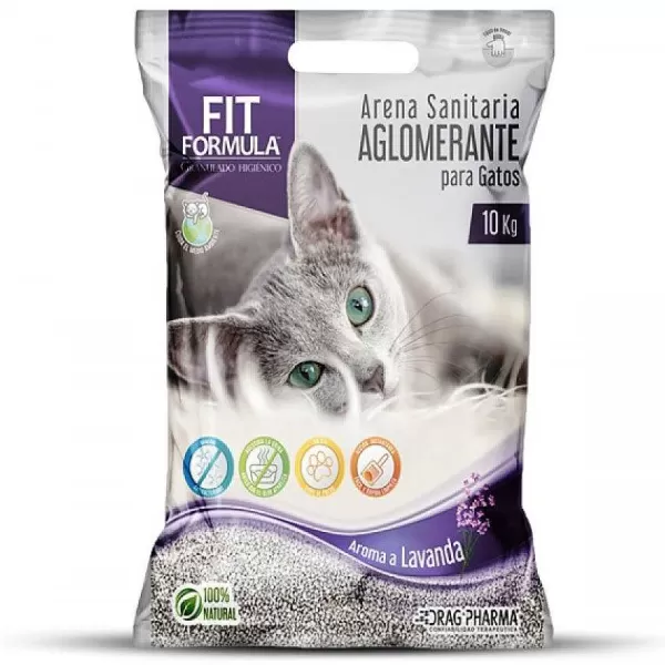 Arena Para Gatos Sanitaria 10 Kg>Fit Formula Store