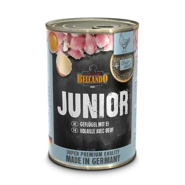 Lata Junior Ave Y Huevo Alimento H Medo Para Perros 400Gr>Belcando Store