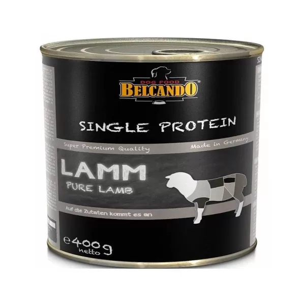 Lata Single Protein Cordero Alimento H Medo Para Perros 400 Gr>Belcando Cheap
