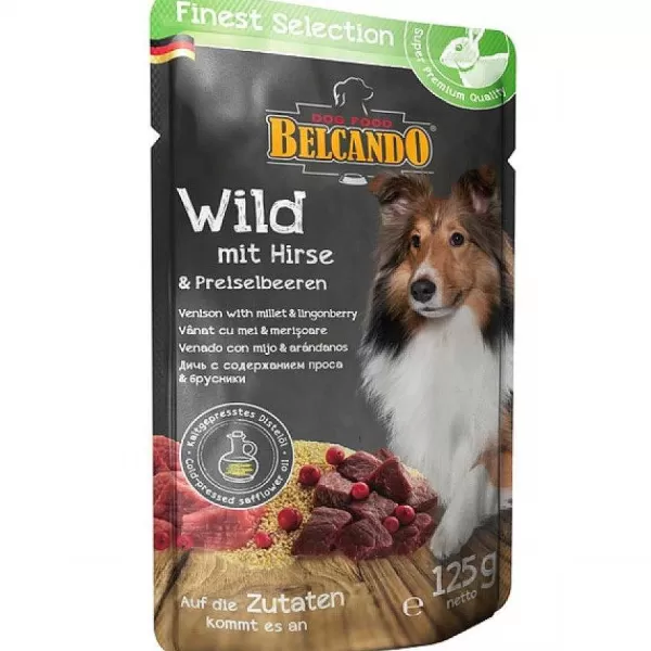 Venado/Mijo Y Arandanos Alimento H Medo Para Perros 125 Gr>Belcando Discount