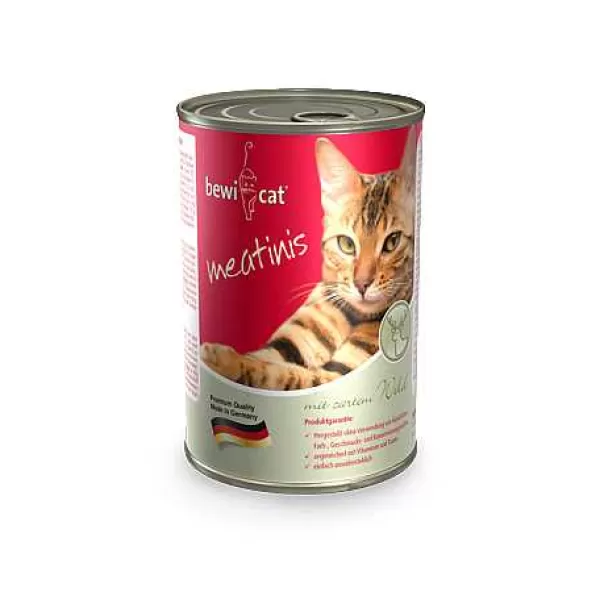 Bewicat Latas Meatinis Con Tierno Venado Alimento H Medo Para Gatos>Bewi Cat Fashion