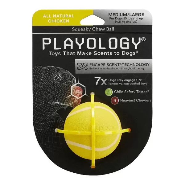 Bola Para Masticar Con Aroma A Pollo>Playology Store