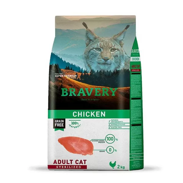 Cat Chicken Adult Sterilized Alimento Para Gato>Bravery Cheap