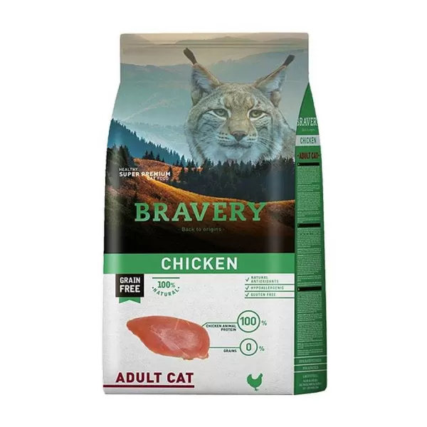 Chicken Adult Cat Alimento Para Gato>Bravery Cheap