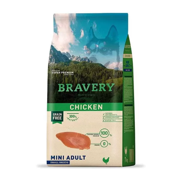 Chicken Mini Adult Alimento Para Perro>Bravery Best