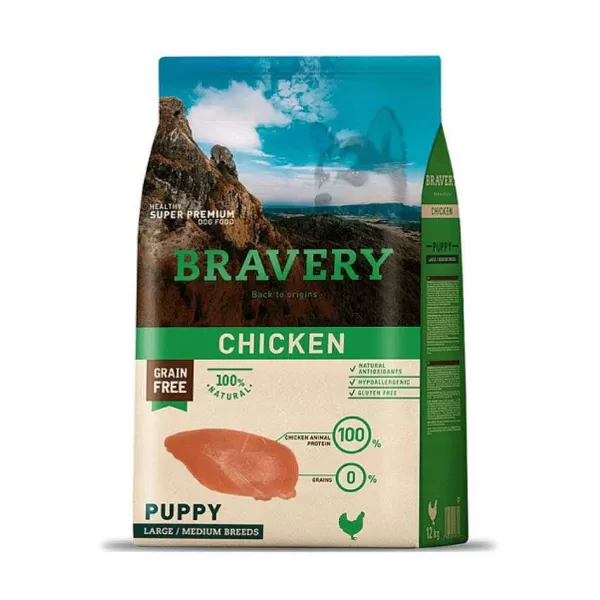 Chicken Puppy Alimento Para Perro>Bravery New