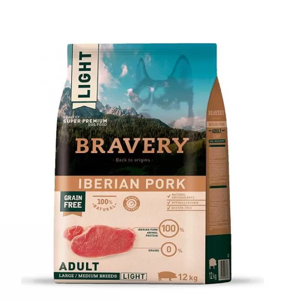 Light Iberian Pork Adult Large/Medium>Bravery Hot