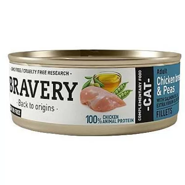 Pollo Y Guisantes Alimento H Medo Para Gatos>Bravery Best Sale