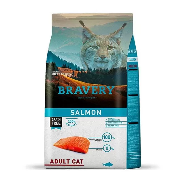 Salmon Adult Cat Alimento Para Gato>Bravery Shop