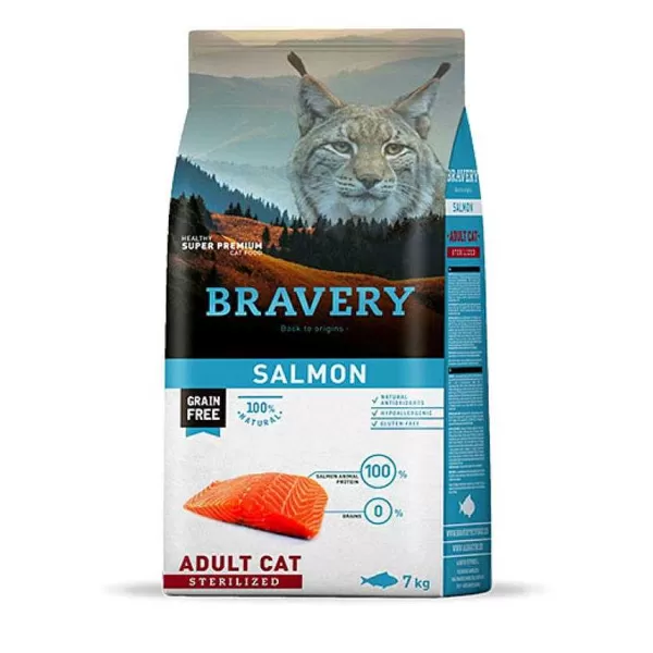 Salmon Adult Cat Sterilized Alimento Para Gato>Bravery Fashion