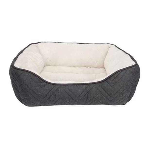 Cama Para Perro Dreamwell Rectangular Gris Gris/Blanco>Dogit Flash Sale