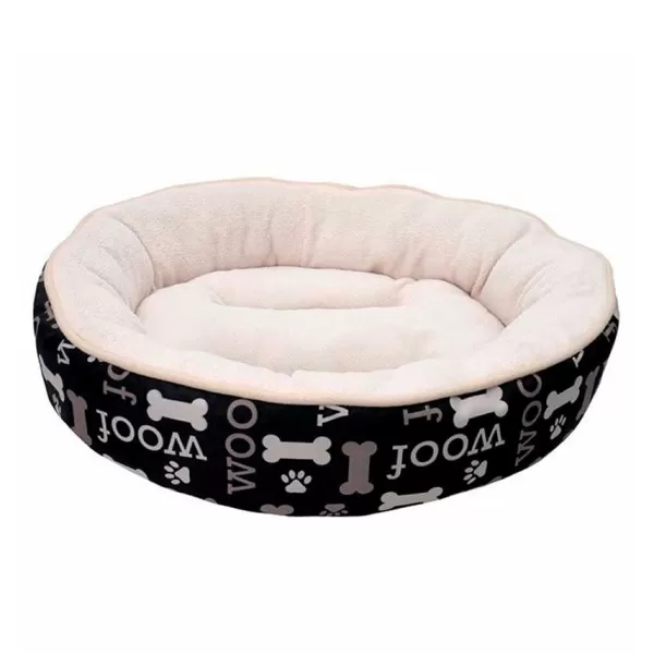 Cama Para Perro Dreamwell Redonda Negra>Dogit Hot