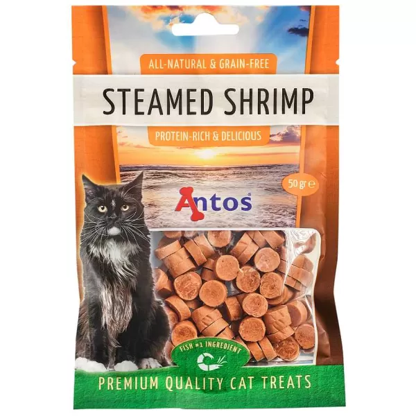 Cat Treats Steamed Shrimp>Antos Store