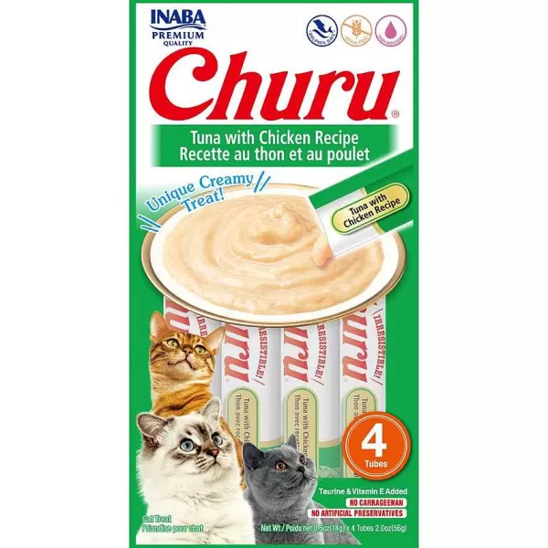 At N/Pollo Snack Para Gatos 56 Gr>Churu Discount