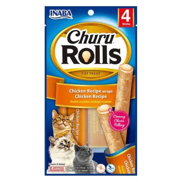 Rolls Cat Chicken Recipe Wraps>Churu Clearance