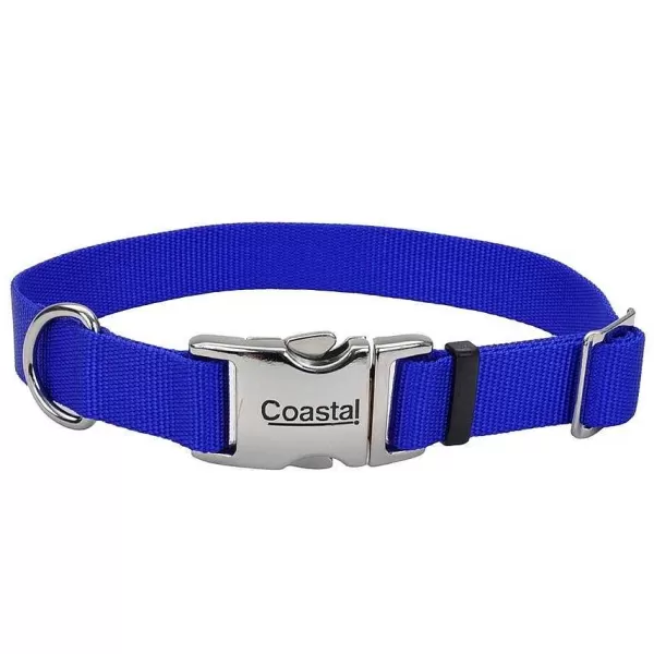 Collar Adjustable Dog With Metal Buckle, Blue>Coastal Online