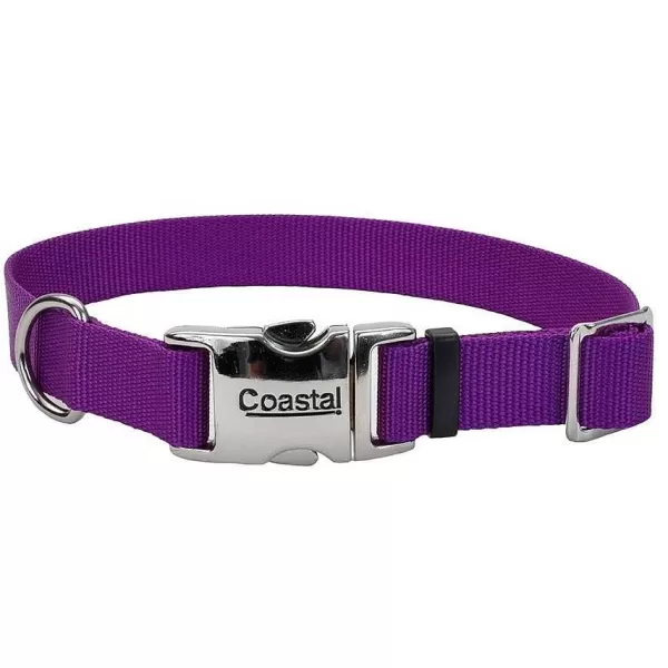 Collar Adjustable Dog With Metal Buckle, Purple>Coastal Hot