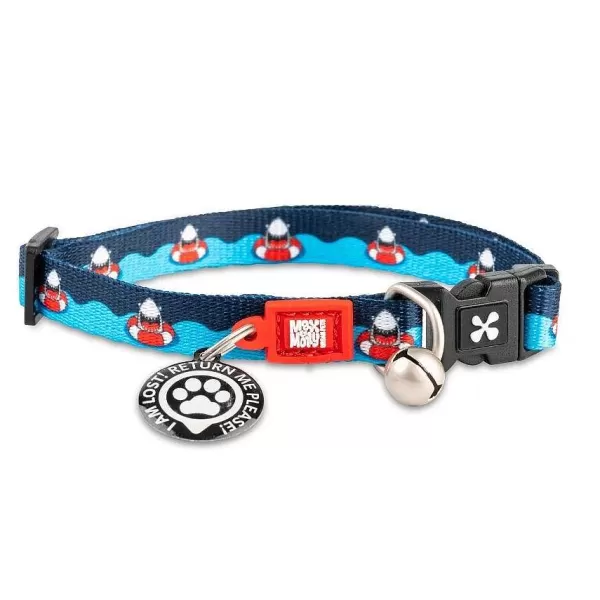 Collar Con Smart Id Para Gatos Frenzy The Shark>Max & Molly Online