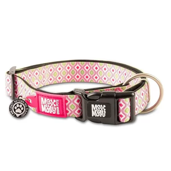 Collar Retro Pink Con Smart Id>Max & Molly Best Sale