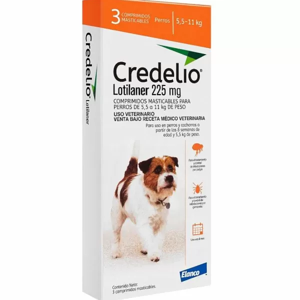 225 Mg X 3 (5,5 - 11 Kg) Antiparasitarios>Credelio Shop