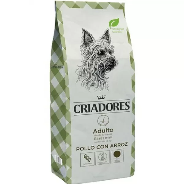 Adulto Pollo Con Arroz Raza Peque A 3 Kg Alimento Para Perro>Criadores Outlet