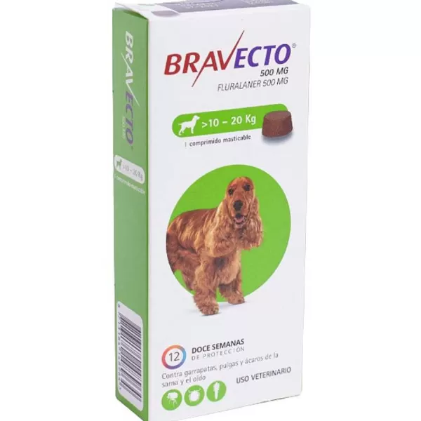 Desparasitante Para Perros 10 Kg A 20 Kg>Bravecto Fashion