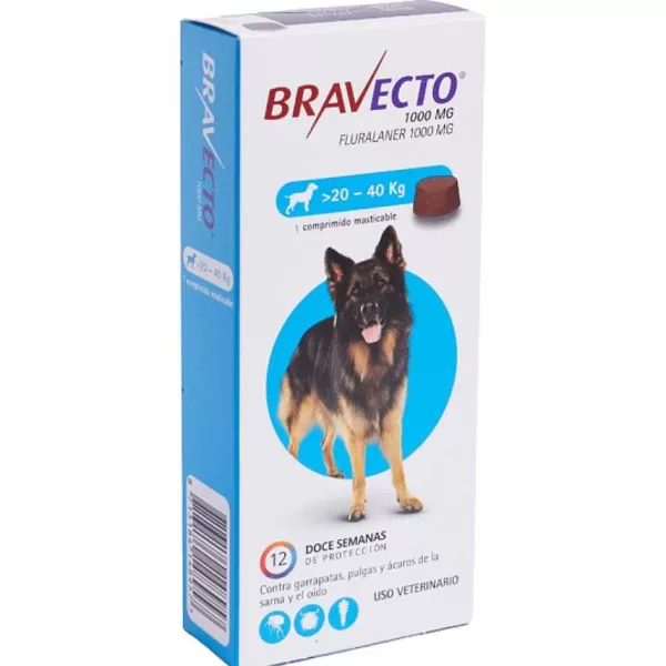 Desparasitante Bravecto Para Perros 20 Kg A 40 Kg>Superzoo Discount