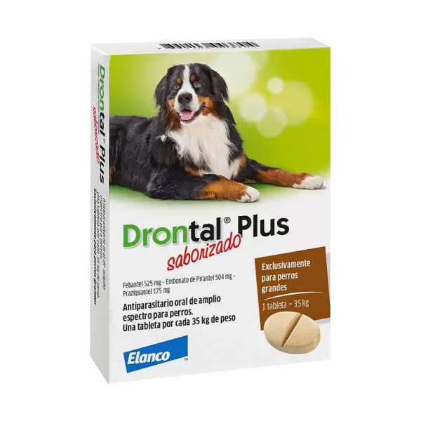 Desparasitante Drontal Plus A Partir De 35Kg . Plus>Bayer Outlet