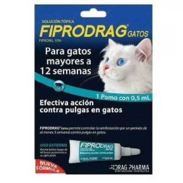 Desparasitante Fiprodrag Gato Unidad>Drag Pharma Outlet