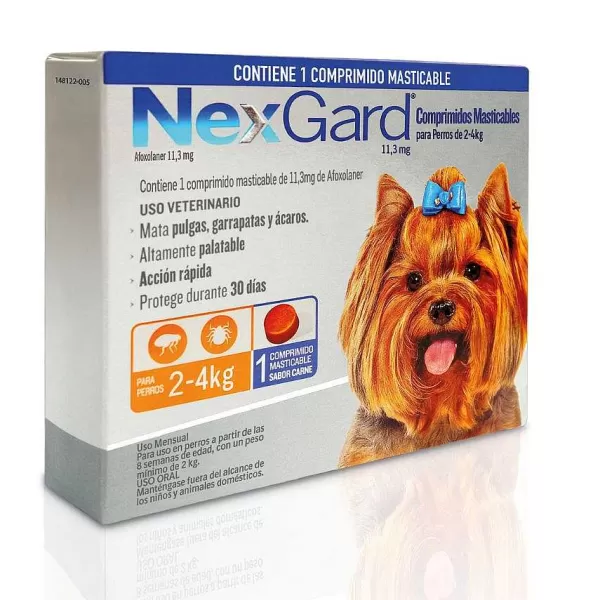 Desparasitante Caja De 1 Comp Para Perros De 2 A 4 Kg>Nexgard Best Sale