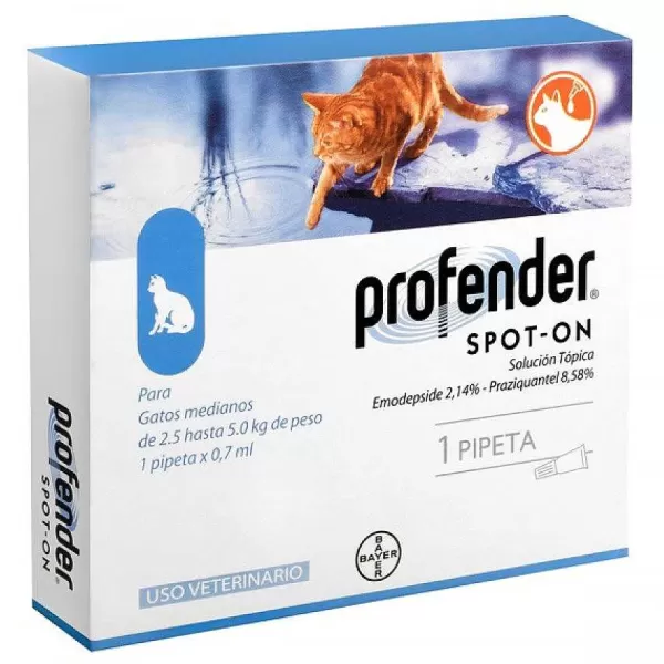 Desparasitante Profender Spot On 1 Pipetas Gato Antiparasitarios>Bayer Cheap