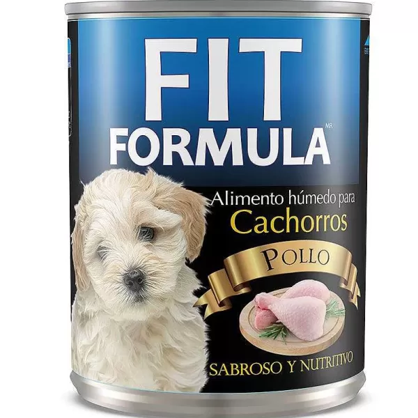 Lata Cachorro Pollo Alimento H Medo Para Perros 330 Gr>Fit Formula New