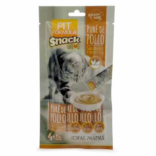 Snack Pur De Pollo 60 Gr>Fit Formula Hot