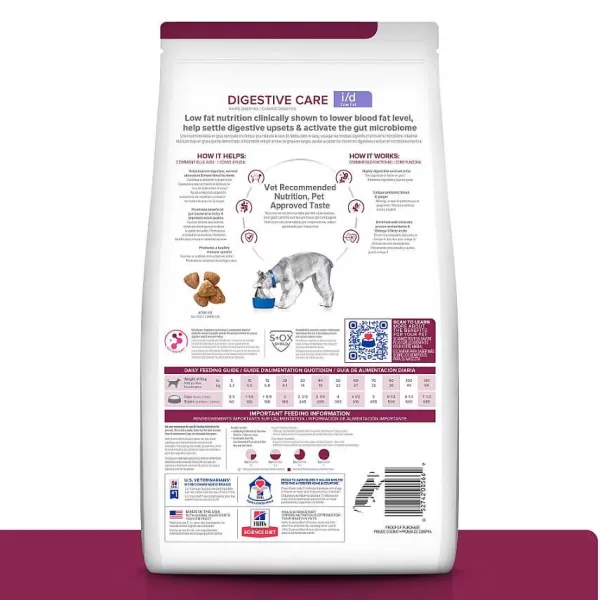 Hills Canine I/D Digestive Care Low Fat Original 3.85 Kg>Hill's Hot