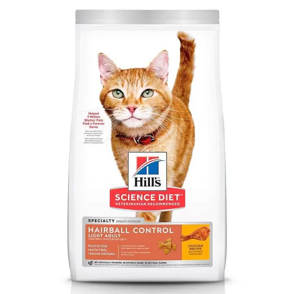 Hills Feline Adult Hairball Control Light 3.17 Kg>Hill's Cheap