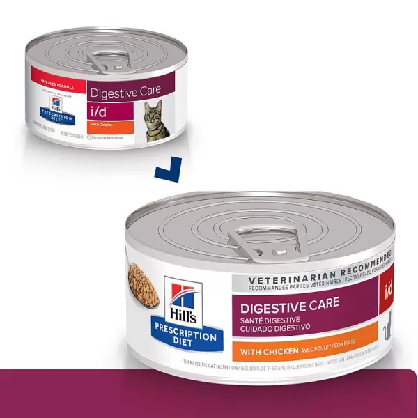Hills Lata Feline I/D Cuidado Digestivo Alimento H Medo Para Gatos>Hill's Cheap