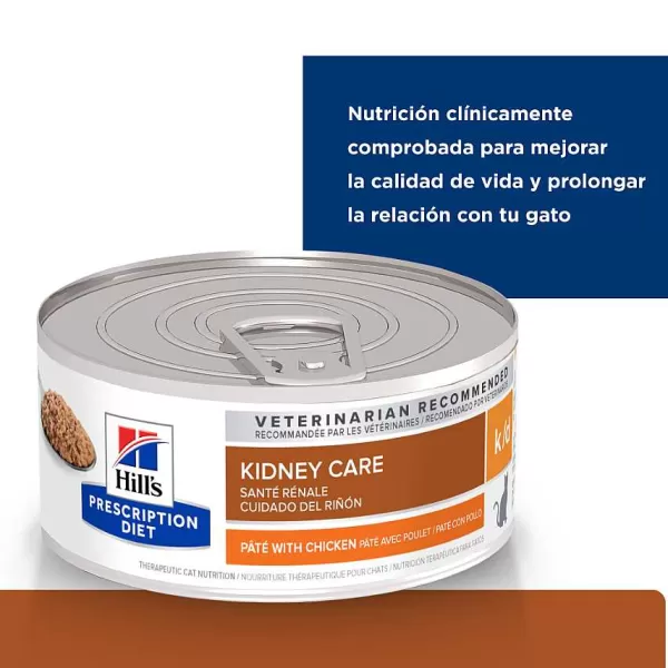 Hills Lata Feline K/D Cuidado Ri On Alimento H Medo Para Gatos>Hill's Hot
