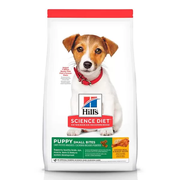 Hills Puppy Small Bites Receta De Harina De Pollo Y Cebada Alimento Para Perro>Hill's Best