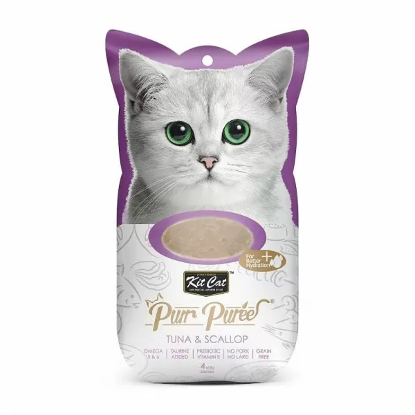 Kit-Cat Purr Puree Tuna & Scallop 60 Gr>Kit Cat Flash Sale