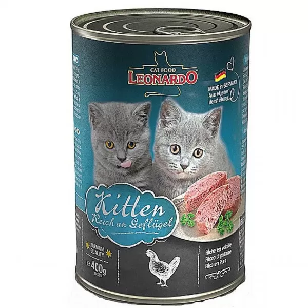 Lata Quality Selection Kitten Alimento H Medo Para Gatos 400 Gr>Leonardo Cheap