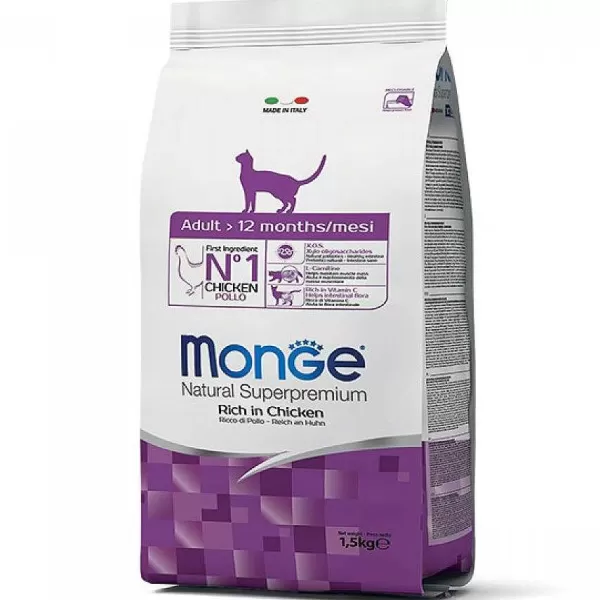Adult Chicken 1.5 Kg 1.5 Kg Alimento Para Gato>Monge Flash Sale