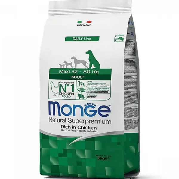 Maxi Adulto Sabor Pollo Alimento Para Perros 12 Kg>Monge Online