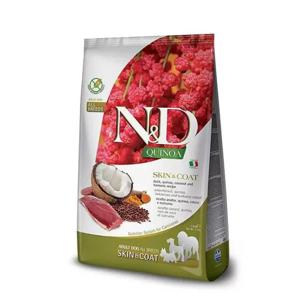 N&D Farmina Alimento Seco Quinoa Canine Skin & Coat Pato>Natural&Delicious Online