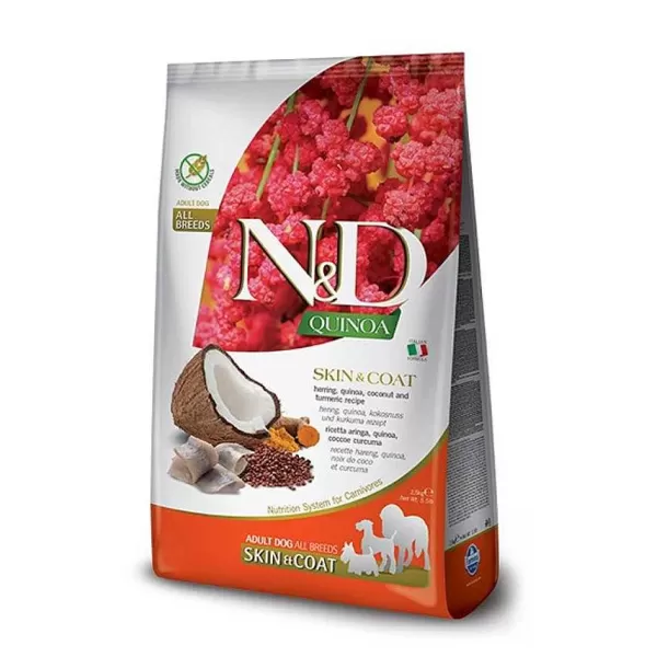 N&D Farmina Alimento Seco Quinoa Canine Skin & Coat Peixe>Natural&Delicious Hot