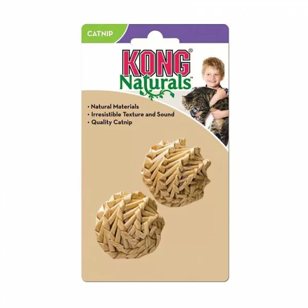 Naturals Straw Balls Pack De 2 Unidades>Kong Hot