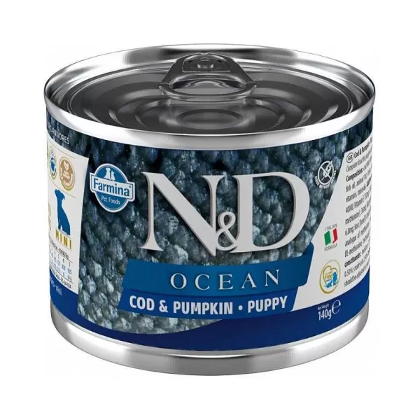 N&D Alimento H Medo Dog Ocean Cod Pumpkin Puppy Mini 140 Gr>Natural&Delicious Sale