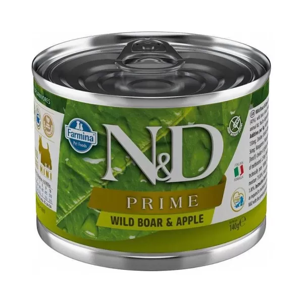 N&D Alimento H Medo Dog Prime Wild Boar & Apple Mini 140 Gr>Natural&Delicious Best Sale