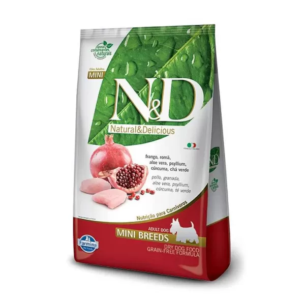 N&D Pollo Y Granada Adult Mini Alimento Para Perro>Natural&Delicious Online