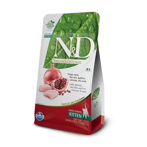 N&D Pollo Y Granada Kitten Sin Granos Alimento Para Gato>Natural&Delicious Flash Sale
